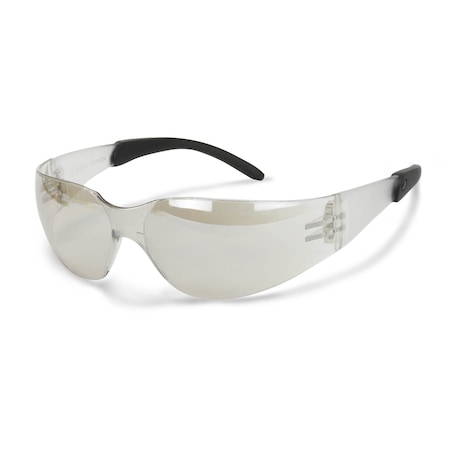 Radians Mirage RT, Safety Glasses, Anti-Scratch, Indoor/Outdoor Lens, Light Gray Frame, Frameless, 1 PR MRR190ID